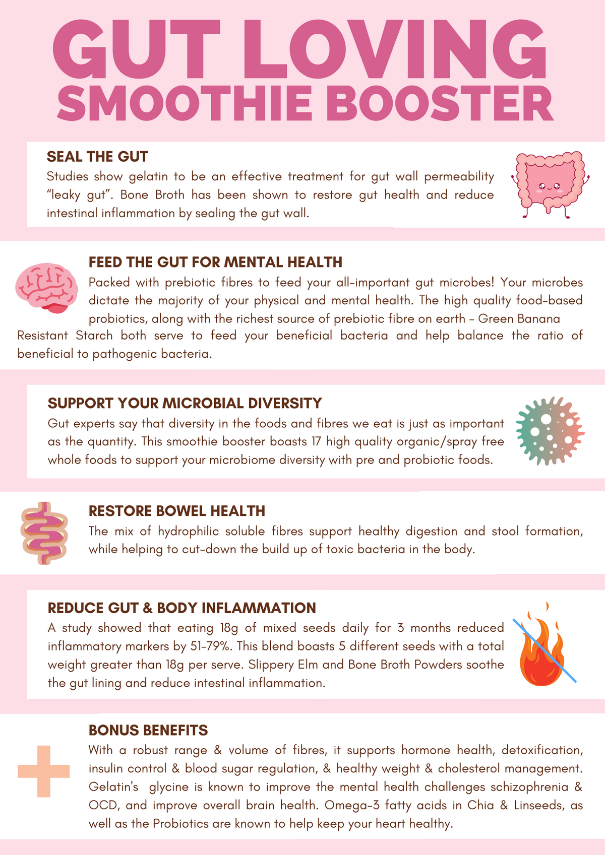 Gut Loving Smoothie Booster Gluten Free